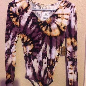 tie dye bodysuit